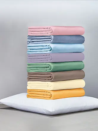 FORMESSE | Lenzuolo con angoli in jersey BELLA DONNA 90/190 cm - 100/220cm Curry | silber